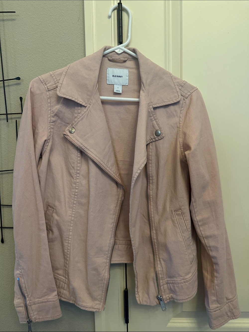 Old Navy Light Blush Moto-Style Jacket